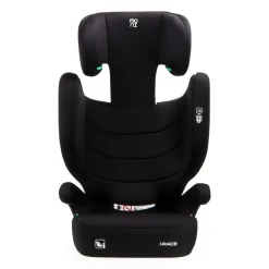 Moni Kindersitz i-Race i-Size 100-150 cm Isofix Rückenlehne abnehmbar Kopfstütze schwarz
