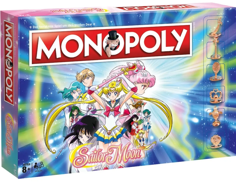 Monopoly Sailor Moon Edition Spiel Gesellschaftsspiel Brettspiel