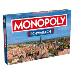 Monopoly - Schwabach Brettspiel Gesellschaftsspiel Spiel Cityedition Stadtedition