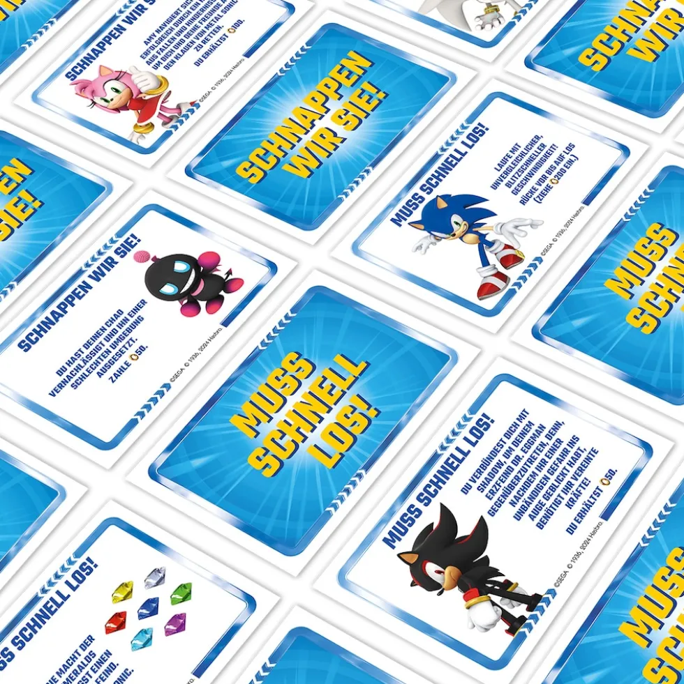 Monopoly - Sonic + 6 EXTRA Spielfiguren Gesellschaftsspiel Brettspiel Spiel