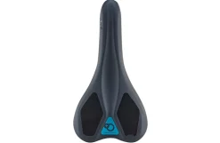 Mountainbike-Sattel, mit Memory Foam, mit Fixierungsskala, Farbe: schwarz