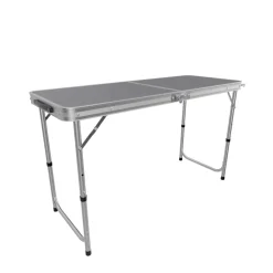 24MOVE® Campingküche PRAIA faltbar, Alu Outdoorküche mit Arbeitsplatte und Staufächern, höhenverstellbar