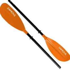 24MOVE® Doppelpaddel LAGO Aluminium Paddel, Stand-Up Paddling, Paddel für Kajak, 220 cm, verstellbar