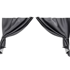 24MOVE® Pavillon Seitenteile 2er Set 2x3m mit Fenster & Reissverschluss, wasserdicht, grau - für Partyzelt, Festzelt, Festivals