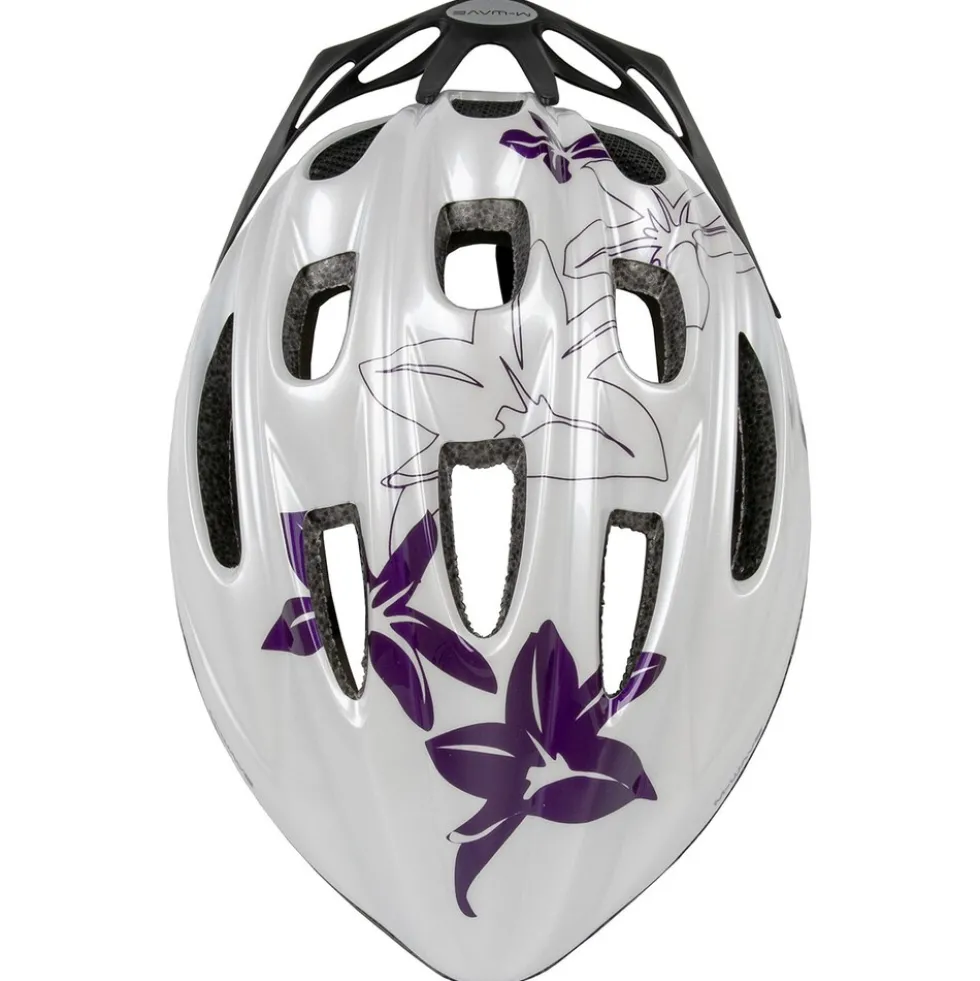 M-Wave Active Fahrradhelm Damen Herren Helm für Fahrrad fahren mit Visier leichter Fahrradhelm Erwachsene