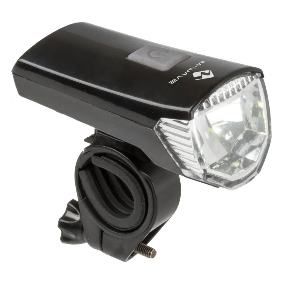 M-Wave Atlas K 11 Akkulampen Set LED Fahrradlampe Fahrradlicht StVZO Fahrrad Lampe USB