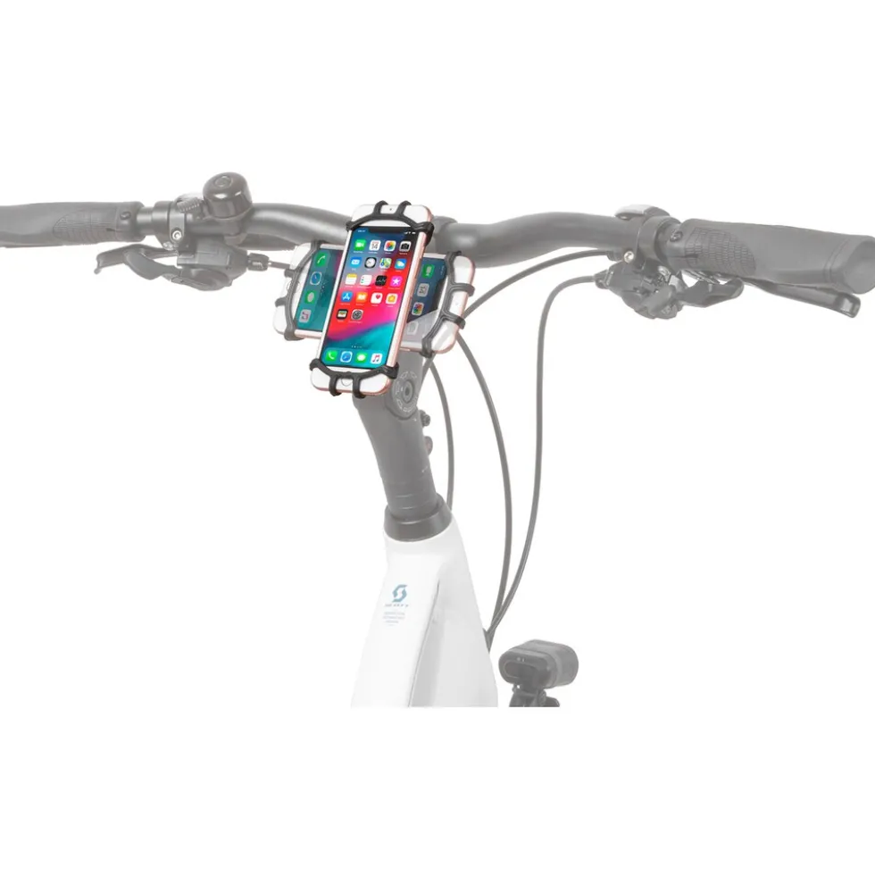 M-Wave Bike Mount Flex Smartphone Halterung Fahrrad Halter für mobile Endgeräte Smartphonehalterung Handyhalterung