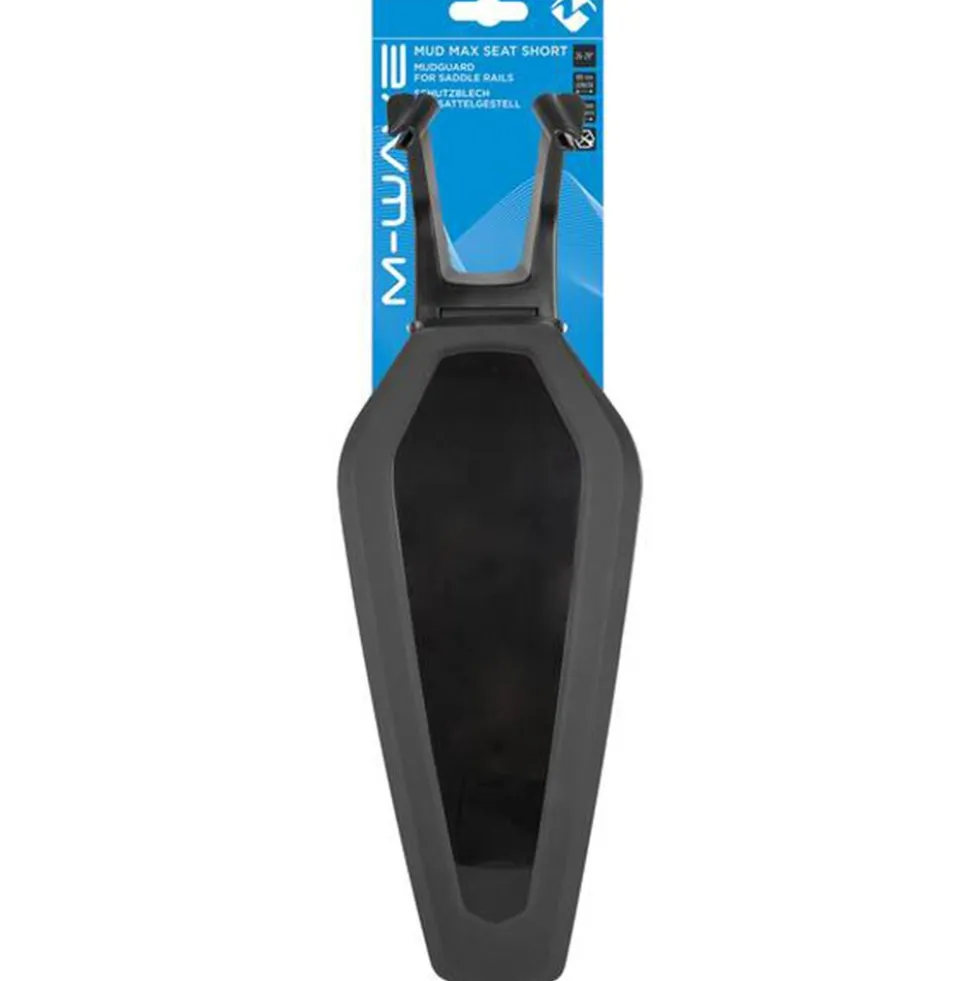 M-Wave Mud Max Seat Short Schutzblech 26 - 29 Zoll Spritzschutz Mudguard Schmutzfänger Fahrradschutzblech Steckschutzblech Hinterrad hinten