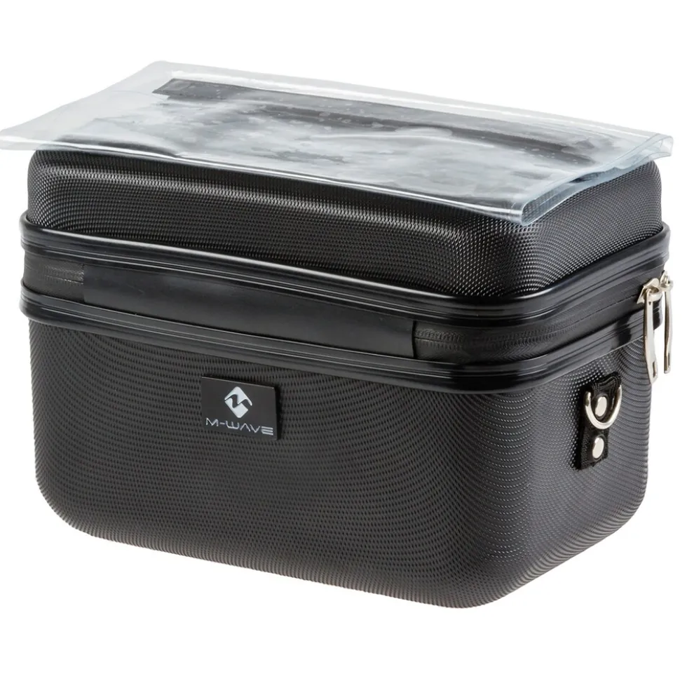 M-Wave Utrecht HC Lenkertasche Fahrrad Tasche Fahrradtasche Lenker Box mit Kartenhalter