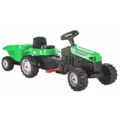 Pilsan Kindertraktor Active Pedale 07316 grün mit Anhänger ab 3 Jahren bis 50 kg