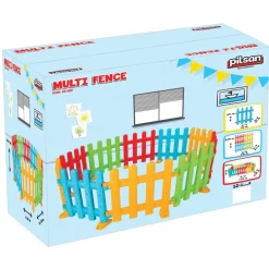 Pilsan Kunststoff Spielzaun Multi 06226 Laufgitter, 10 Elemente á 51 x 4 x 54 cm bunt