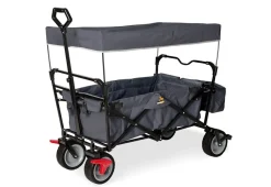 Pinolino Klappbollerwagen 'Paxi dlx' mit Bremse, anthrazit