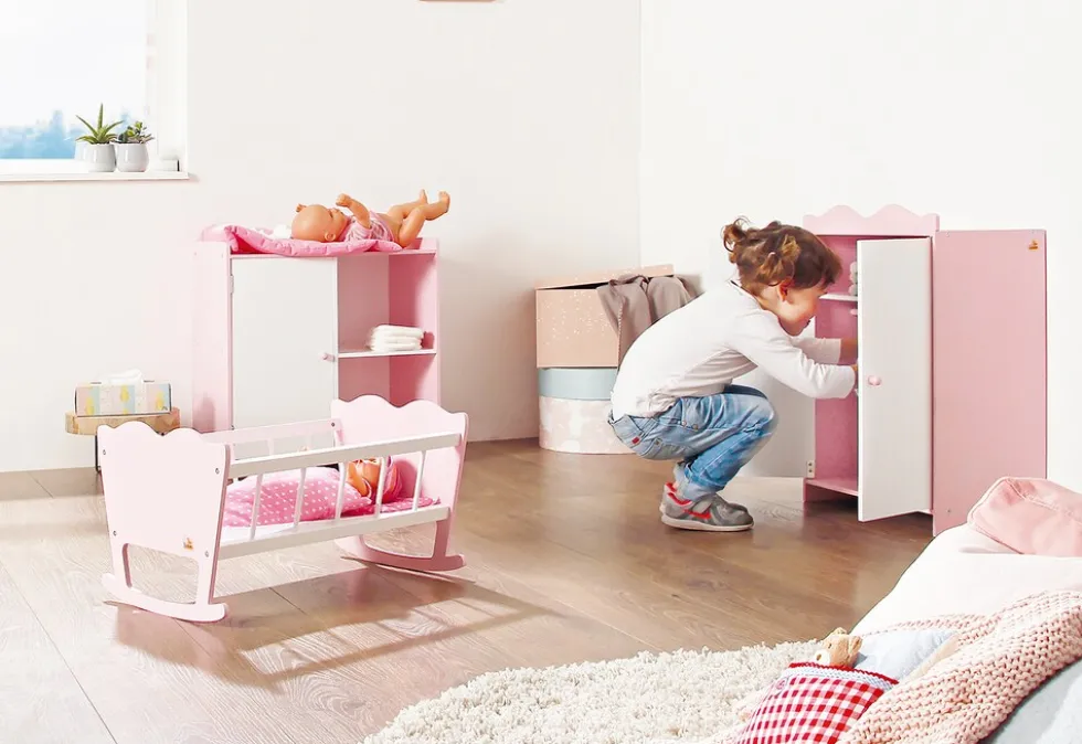 PINOLINO Puppenschrank Jasmin – weiß