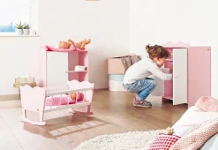PINOLINO Puppenwiege Jasmin – weiß