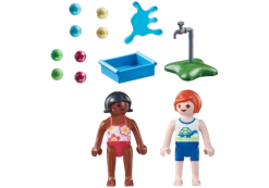 Playmobil Kinder mit Wasserballons