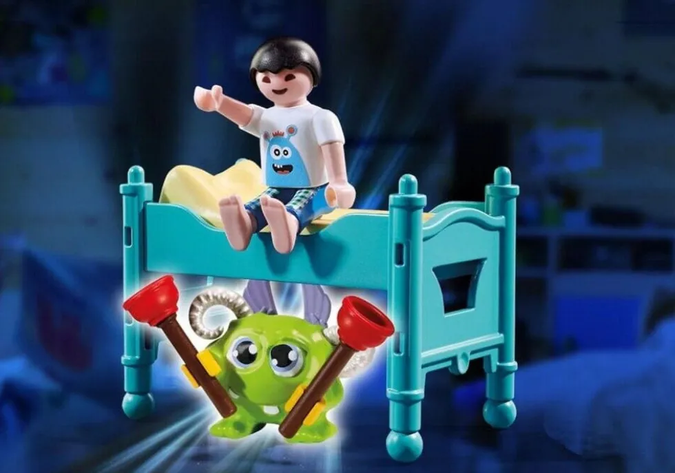 Playmobil Kind mit Monsterchen
