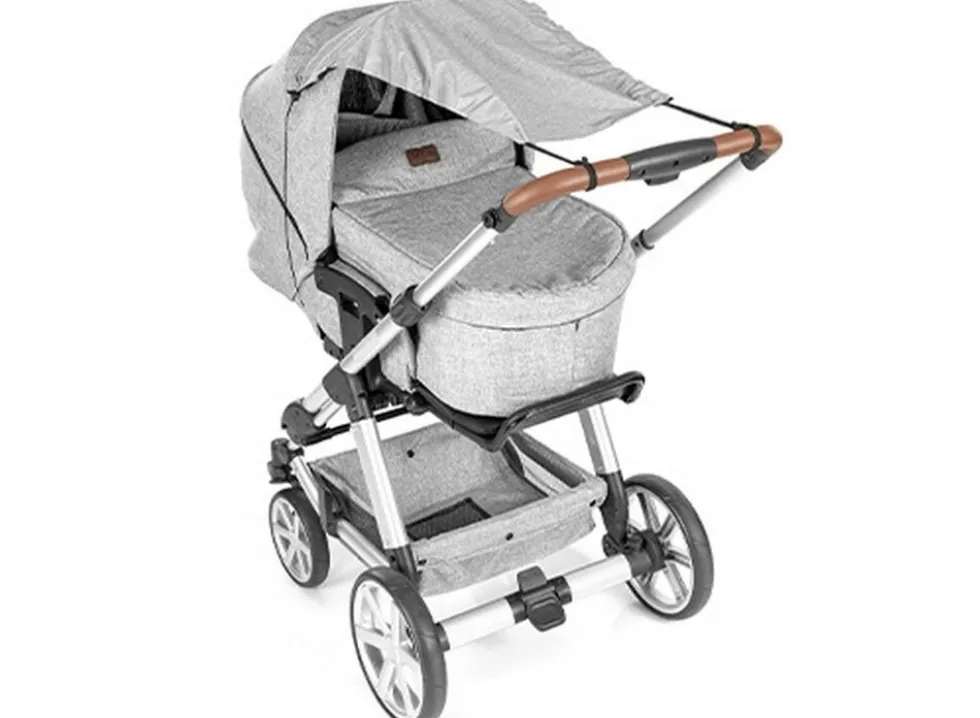 reer ShineSafe+ Sonnensegel, grau-melange