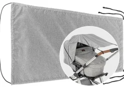 reer ShineSafe+ Sonnensegel, grau-melange