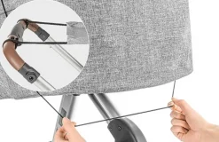 reer ShineSafe+ Sonnensegel, grau-melange