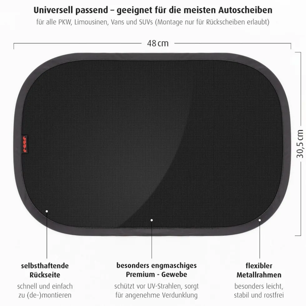 reer TravelKid Sun Pure Auto-Sonnenschutz