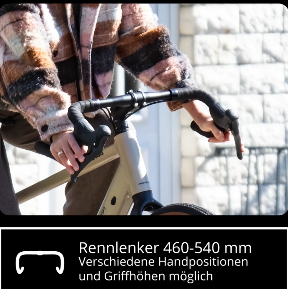 Remington G100 E Bike Gravelbike 28 Zoll Pedelec 360 Wh Elektrofahrrad 10 Gang Fahrrad Crossbike Bikepacking