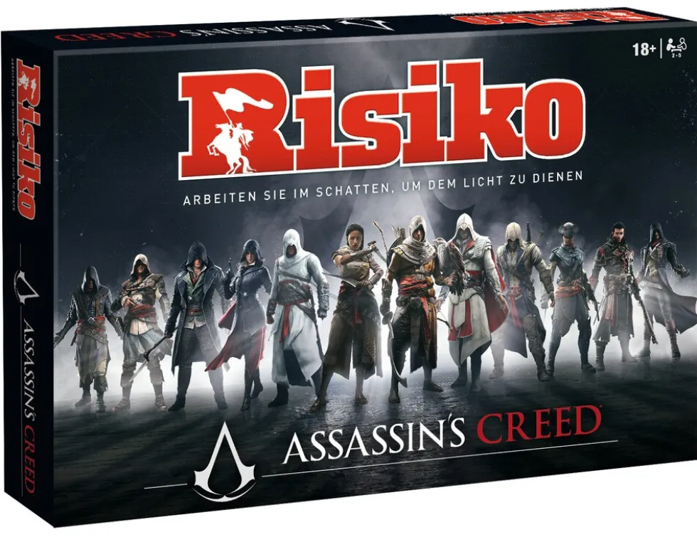 Risiko Assassin's Creed deutsch Gesellschaftsspiel Brettspiel Strategiespiel