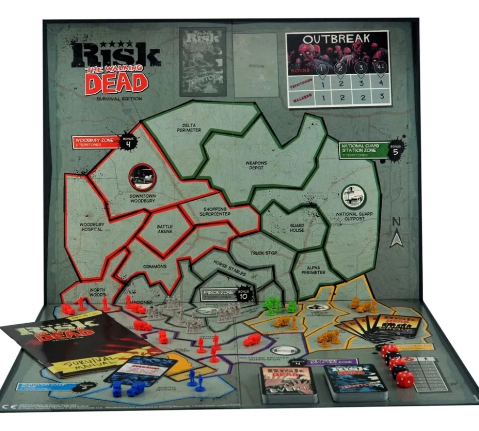 Risk - The Walking Dead - Survival Edition (englisch) Boardgame Brettspiel Game