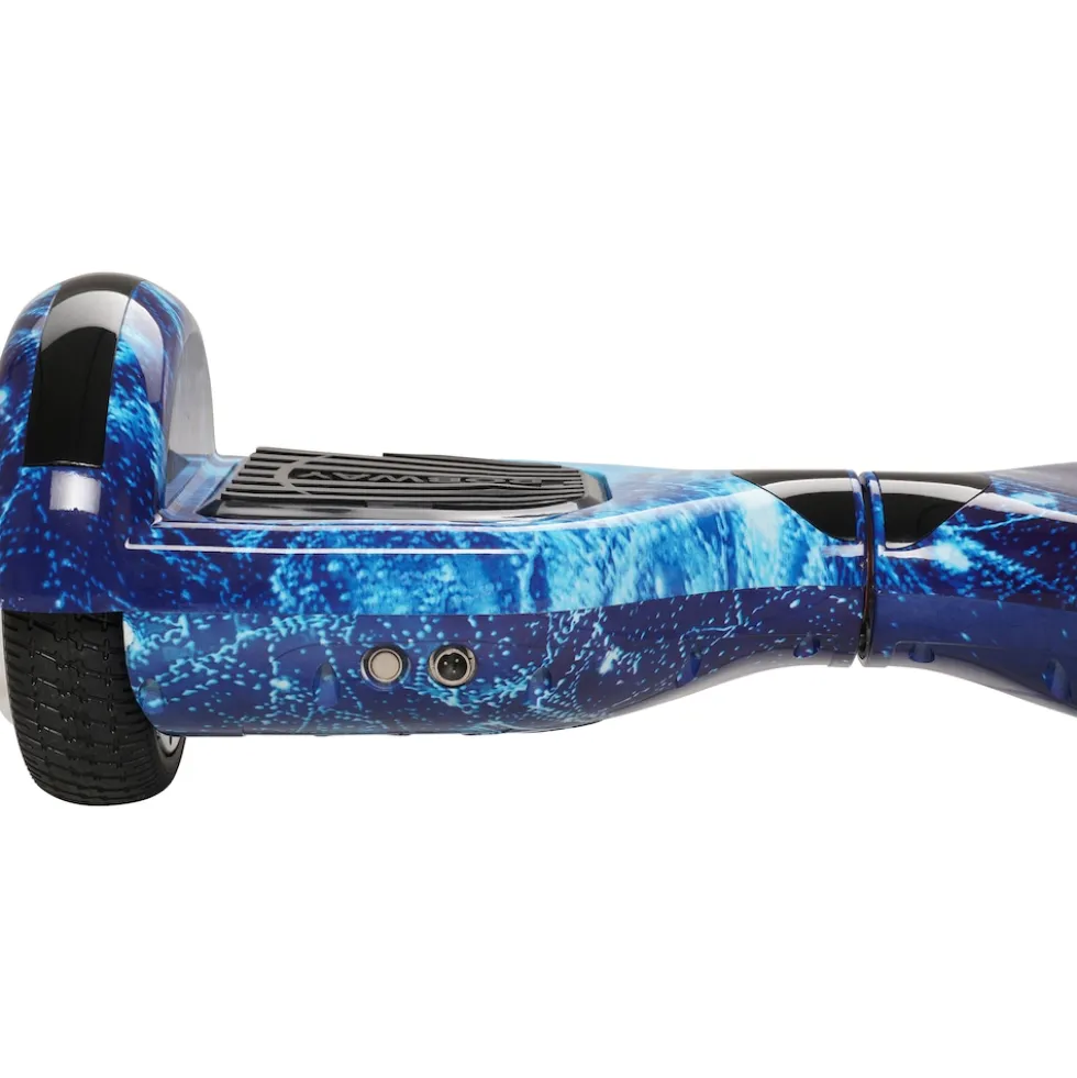 ROBWAY W1 Hoverboard für Erwachsene und Kinder, 6,5 Zoll, Self-Balance, Bluetooth, App, 700 Watt, LEDs (Space Blue 2.0)