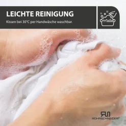 Rohrschneider Wandmulde geflammt+ Stoffeinlage Cord breit taupe