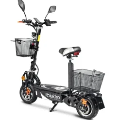 Rolektro, E-Joy Elektro-Scooter 20 Lithium, Schwarz, 36V-20AH Akku, 500 Watt