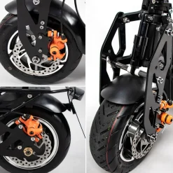 Rolektro, E-Joy Elektro-Scooter 20 Lithium, Schwarz, 36V-20AH Akku, 500 Watt