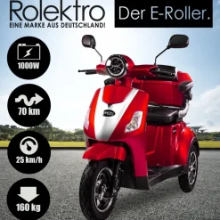 Rolektro E-Trike 25, V.3, Rot