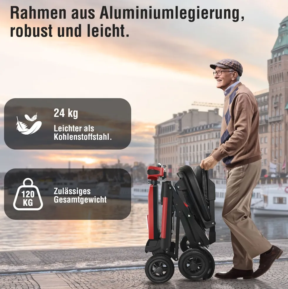 SachsenRAD BestAGE Seniorenmobil Komfort, elektrisch und falten per Fernbedienung