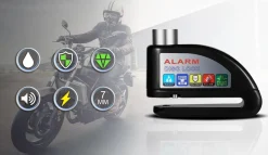 SachsenRAD Bremsscheibenschloss Secure Disc, Diebstahlschutz mit lautem Alarm