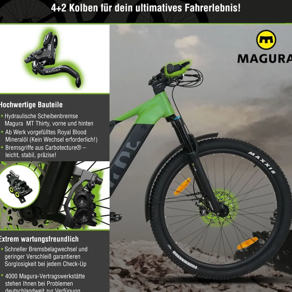 SachsenRAD E-SUV M5T Centro 29" für Berge, Gelände und Stadt, mit AppleFindMy