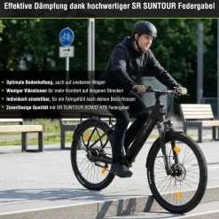 SachsenRAD E-Trekking Bike R8R Flex III für On- und Offroad schwarz
