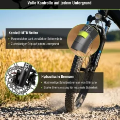 SachsenRAD E-Trekking MTB R8T Flex III für Touren, On- und Offroad schwarz