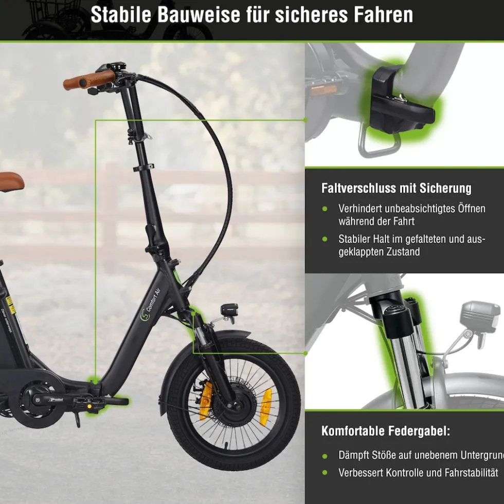 SachsenRAD T6S Comfort Air mit Alarmanlage