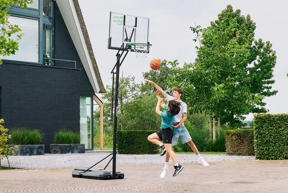 Salta Basketballständer Center 128x(296-371)x210 cm
