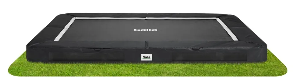 Salta Bodentrampolin Premium Ground Sports - rechteckig - 305 x 214 cm - Schwarz