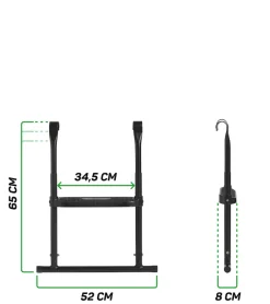 Salta Leiter - Größe S - Höhenverstellbar
