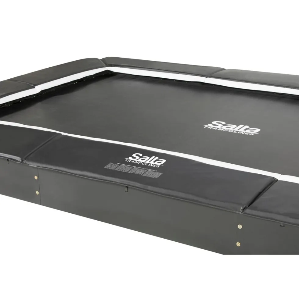 Salta Royal Baseground - rechteckig - 214 x 305cm - Schutzrand Schwarz