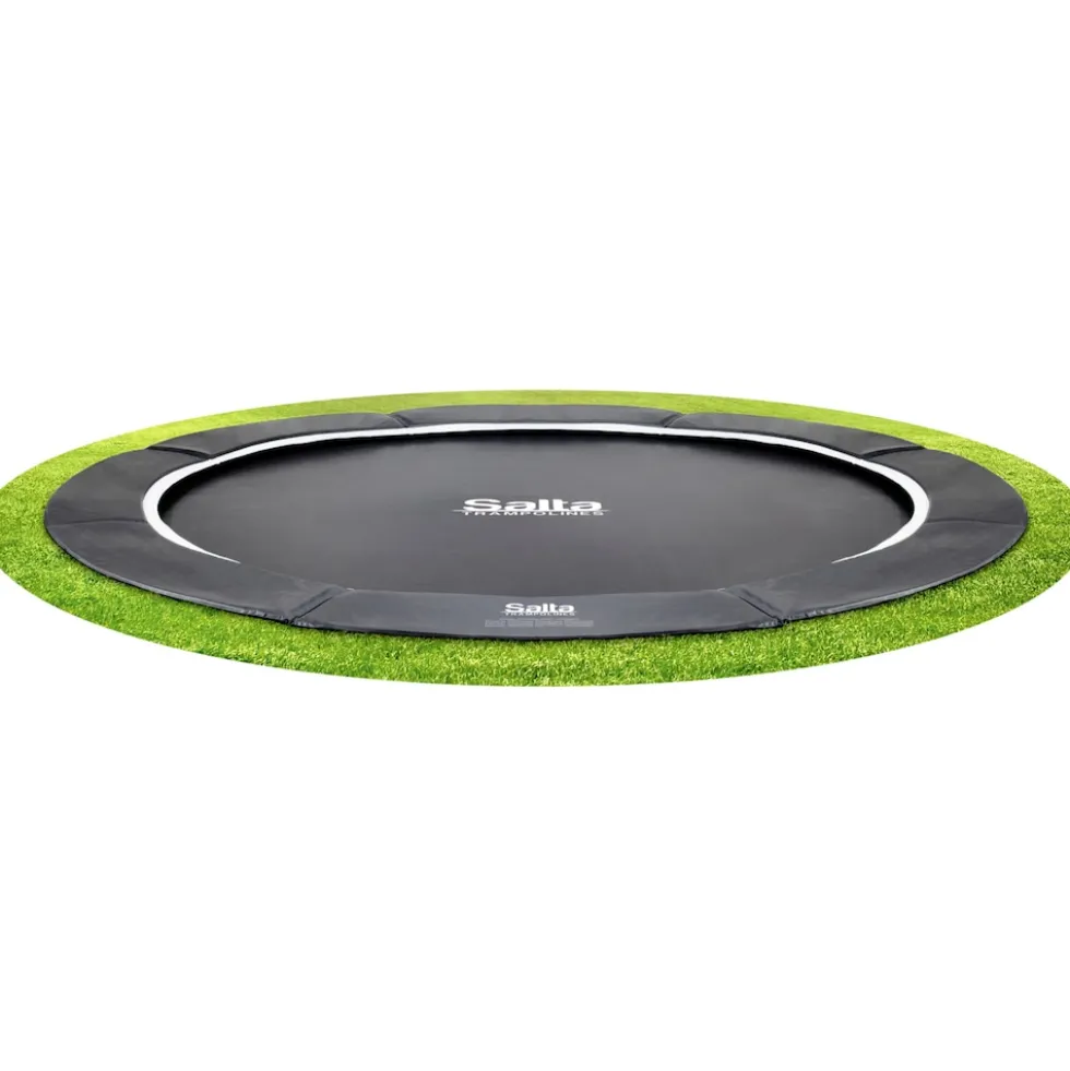 Salta Royal Baseground - rund - Ø251cm - 8,23ft - Schutzrand Schwarz
