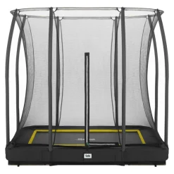 Salta Trampoline - Comfort Edition Ground- rechteckig - 214 x 153cm - Schutzrand Schwarz