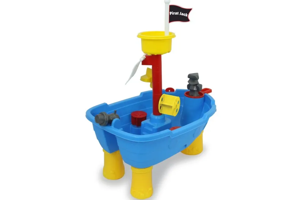 Sand- und Wasserspieltisch Pirat Jack 21 Teile