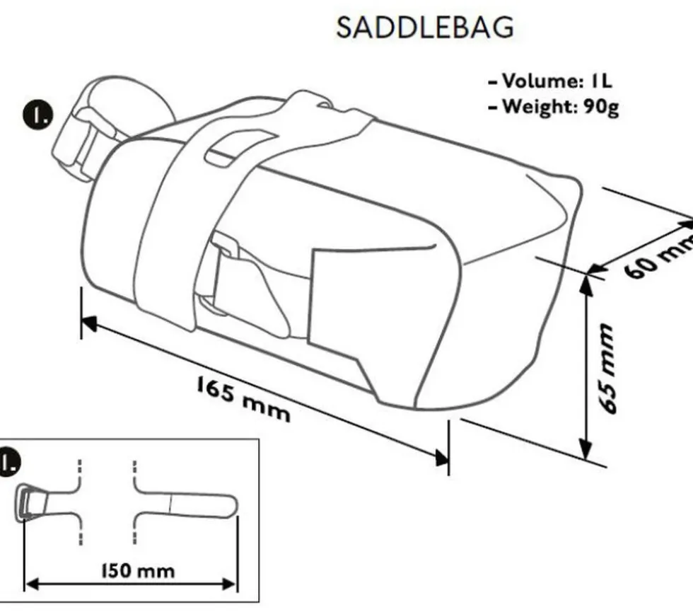 Satteltasche Discover, klein