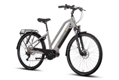 SAXONETTE Premium Sport E-Trekkingbike UNISEX 10 Gang Federgabel, Mittelmotor