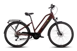 SAXONETTE Premium Sport E-Trekkingbike UNISEX 10 Gang Federgabel, Mittelmotor
