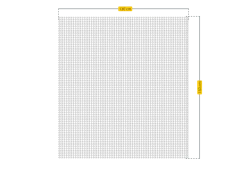 Schellenberg Fliegengitter für Fenster, 130 x 150 cm, weiß
