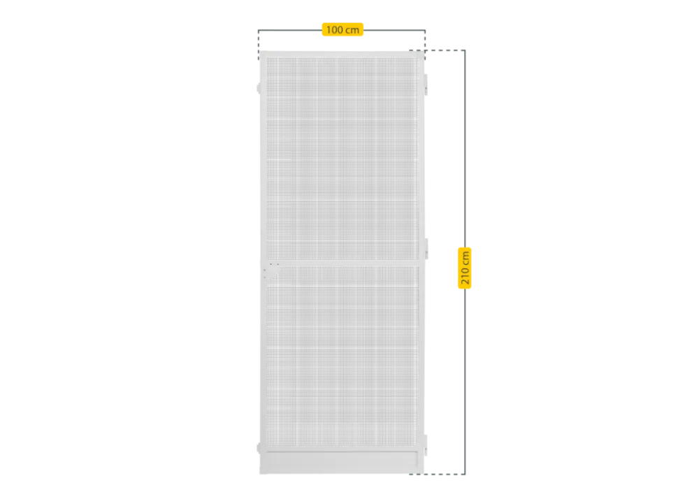 Schellenberg Insektenschutztür PLUS, weiß, 100 x 210 cm